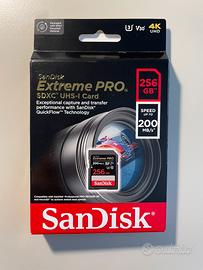 SanDisk 256GB Extreme Pro scheda SDXC