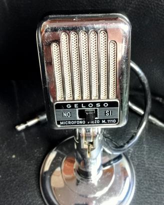 Microfono Geloso M1110 nuovo con base