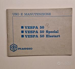 uso e manutenzione Vespa 50 special Elestart