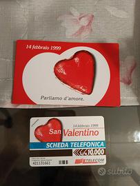 Scheda telefonica San Valentino 