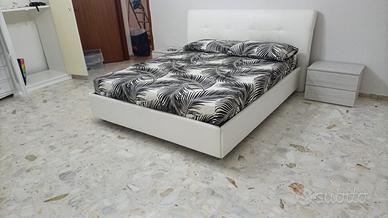 Letto contenitore bianco
