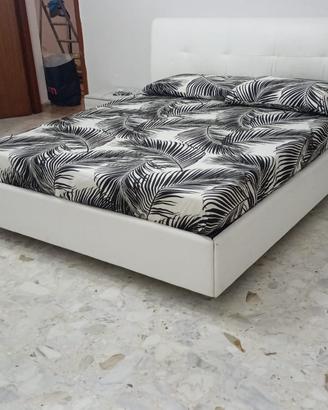 Letto contenitore bianco