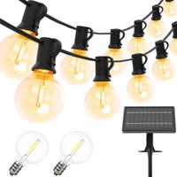 Catena Luci Solari G40 30m 50 LED Esterno