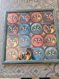 Quadro Vintage Bacardi – Collezione Completa Sotto