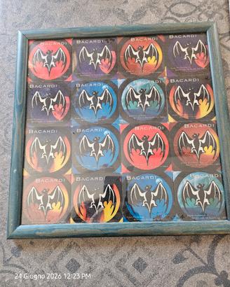 Quadro Vintage Bacardi – Collezione Completa Sotto