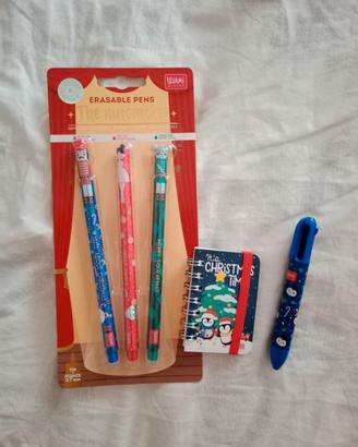Penne Natale Legami e penna e blocchetto Legami