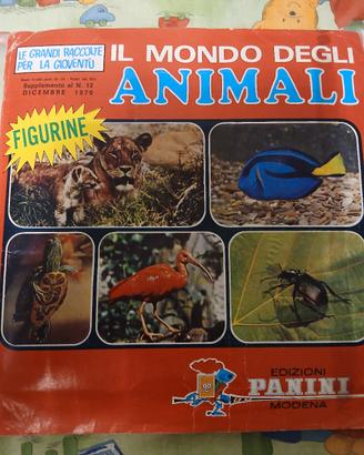 album panini il mondo degli animali 