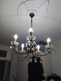 Lampadario vintage a gocce