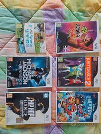 Sei giochi originali Nintendo Wii
