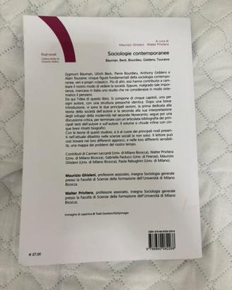 Libro sociologie contemporanee