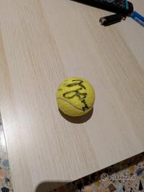 Pallina da tennis autografata Ivan Ljubičić