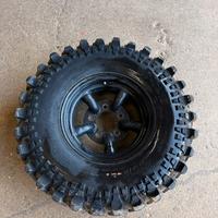 Set 5 pneumatici + 4 cerchi  fuoristrada 35”
