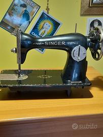 MACCHINA DA CUCIRE SINGER SIMANCO ANTICA DANN.
