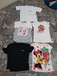 Lotto 7 t shirt bambina 7anni