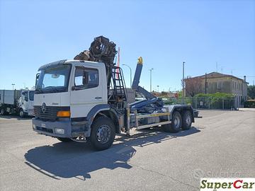 MERCEDES-BENZ ATEGO 1828 gancio scarrabile, gru e 