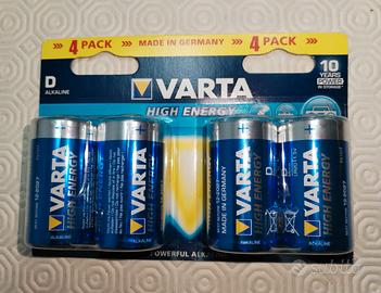 Batterie Varta tipo D Torcioni NUOVE Imballate