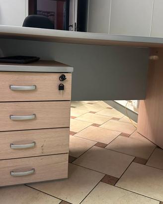 6 Scrivanie legno chiaro