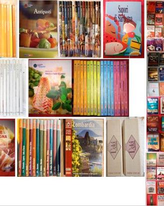 Libri vari sulla cucina tradizionale italiana