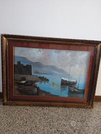 quadro vintage originale E.Paris 