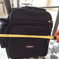 Borsello uomo nero con tracolla