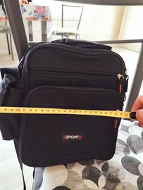 Borsello uomo nero con tracolla