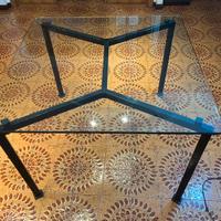 Tavolo vetro cucina/sala pranzo con 4 sedie