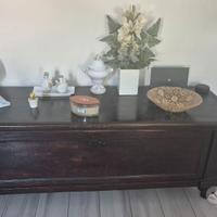 Cassapanca in legno massello fine 800