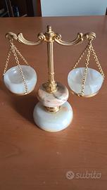 Bilancia vintage in pietra onice anni '70 