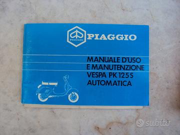 libretto manutenzione vespa pk 125 automatic epoca