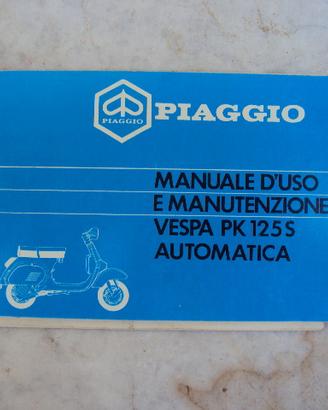 libretto manutenzione vespa pk 125 automatic epoca