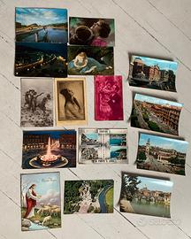 Vecchie cartoline lettere calendario 1963