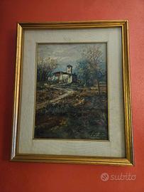 Dipinto olio su tela Pietro Lietti