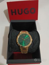 orologio BOSS  da donna color oro quadrante verde