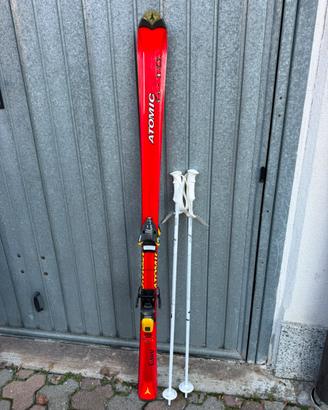 Sci Atomic 160 cm + attacchi LOOK + bastoncini