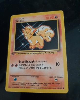 Carta Pokémon Vulpix 68/102 set base