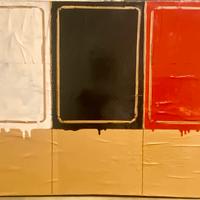 Quadro dipinto MARIO SCHIFANO copia d’autore