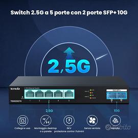 Switch ethernet Tenda 2,5 Gbps