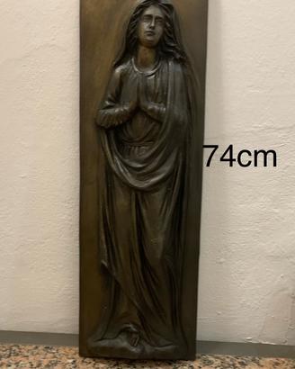 Bassorilievo Madonna -arte funeraria-