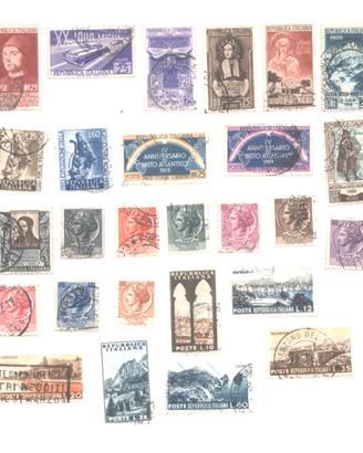- Francobolli Italia 1953  - serie completa usati