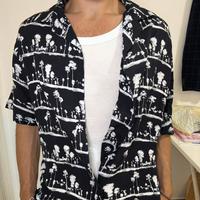 Camicia Gaëlle fantasia palme