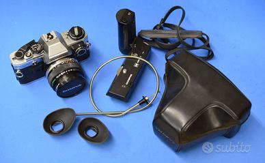 Olympus OM10, kit completo con accessori