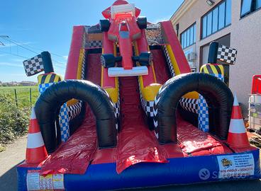 SCIVOLO GONFIABILE TEMA MACCHINA IN PVC