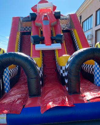 SCIVOLO GONFIABILE TEMA MACCHINA IN PVC