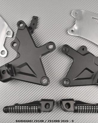 Supporto pedana KAWASAKI ZX10R / ZX10RR 2026 - X