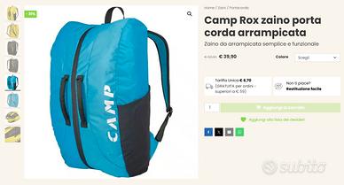 Zaino corda arrampicata CAMP