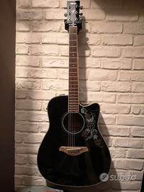 Chitarra acustica Yamaha FGX720SCA Black Ed.