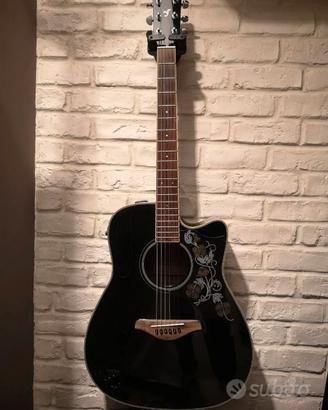 Chitarra acustica Yamaha FGX720SCA Black Ed.