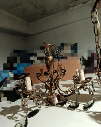 Lampadario Cristalli 