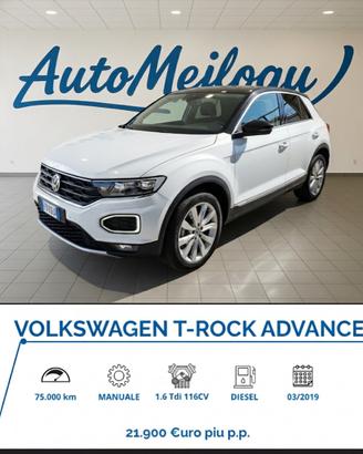 Volkswagen T-Roc 1.6 TDI SCR Advanced BlueMotion T