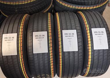 4 GOMME 195 55 16 MICHELIN ESTIVE RIF.ET027